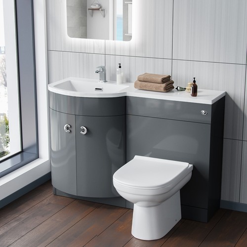 Manifold bathroom basin - basin, lh