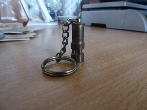 Vintage miners lamp - key, ring