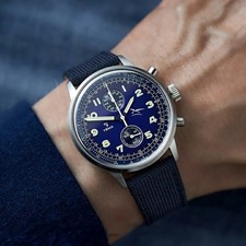 YEMA Flygraf Meca-Quartz Blue