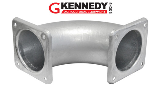 Flanged degree bend - 6"flanged,