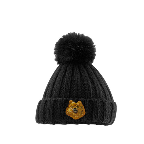 Pomeranian pom beanie - pomeranian,