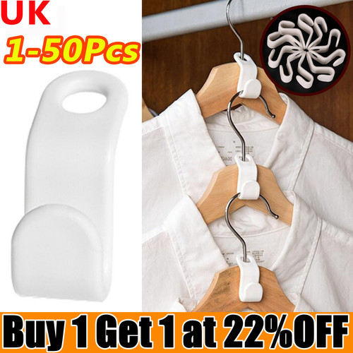 Clothes hanger connector hooks - hanger,
