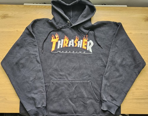 Thrasher flame logo hoodie - thrasher,