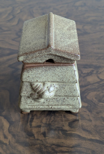 Pottery honey pot - with, in