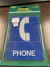 Old School Pay Phone Sign, New