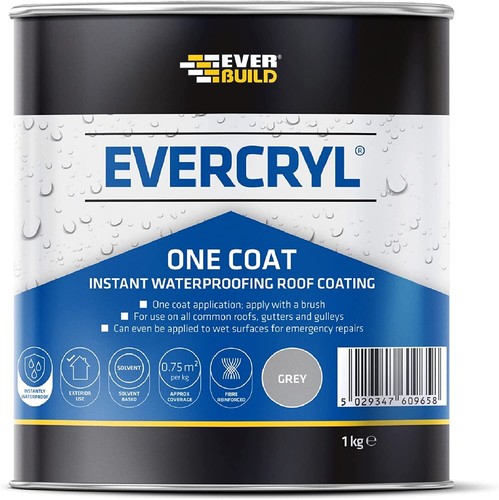 Everbuild grey evercryl one - everbuild,