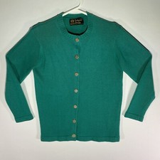 Cashmere By Pringle Scotland 100% Cashmere Cardigan Royal Warrant UK S VTG 70s