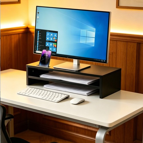 Computer desktop monitor stand - computer,