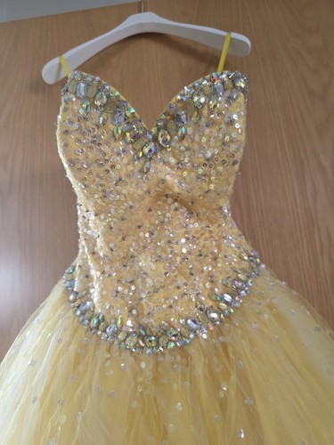 Mori lee yellow - lee, embellished