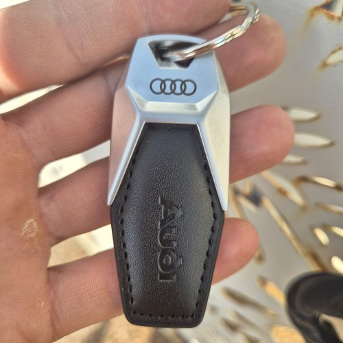 Audi leather keyring - audi,