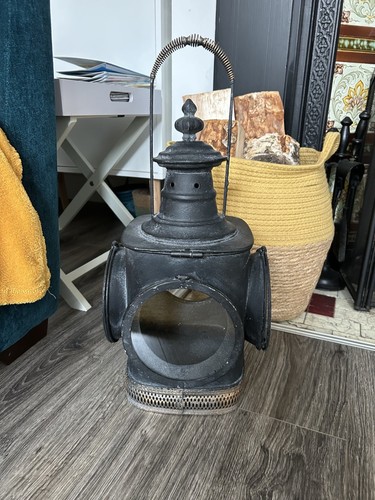 Huge 48cm tall black - bn, rustic