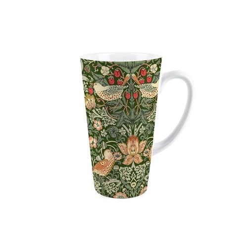 Strawberry thief green tall - strawberry,
