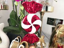Giant Christmas Candy Cane Sweet Xmas Tree Bauble 30CM
