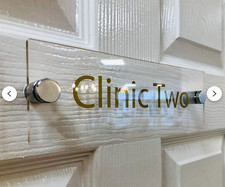 Reception Office Salon Door Plaque | Directional sign |House and Office | Stands