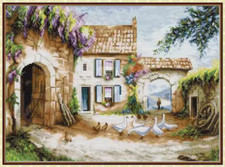 Printed Cross Stitch Kit 14 ct