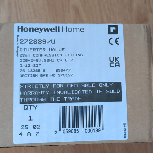 Honeywell home diverter valve - honeywell,