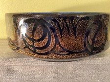 Vintage POOLE POTTERY AEGEAN FRUIT BOWL DD Diana Davis 1970s