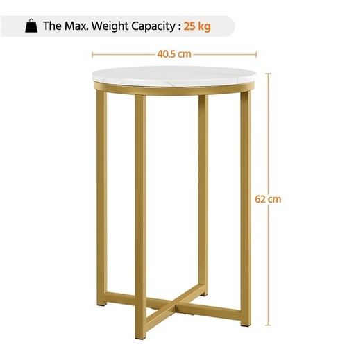 Gold end side - gold,