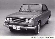 TOYOTA CORONA COUPE 1600S PERIOD PHOTOGRAPH, PENNED TO REAR OCT.1966. 