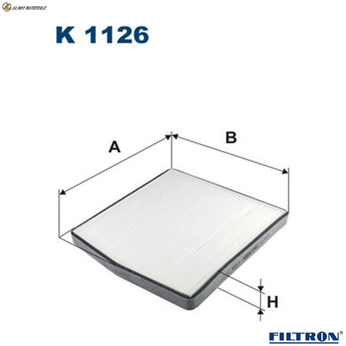 Interior air filter - interior, 1126