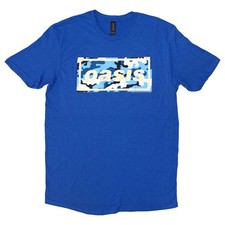 Oasis T Shirt Camo Band Logo