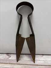 Antique Vintage Cast Steel Sheep Shears Clippers Farm Tool Primitive (R23)