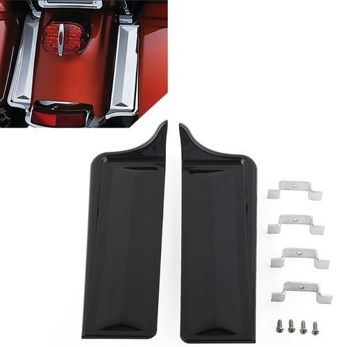 Pair black rear fender - black,