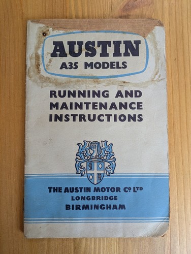 Austin a35 running and - austin,