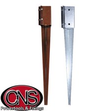 DRIVE IN POST SPIKE Fence Post Support Anchor Holder | ALL SIZES