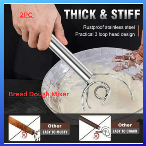 Manual dough whisk bread - ,