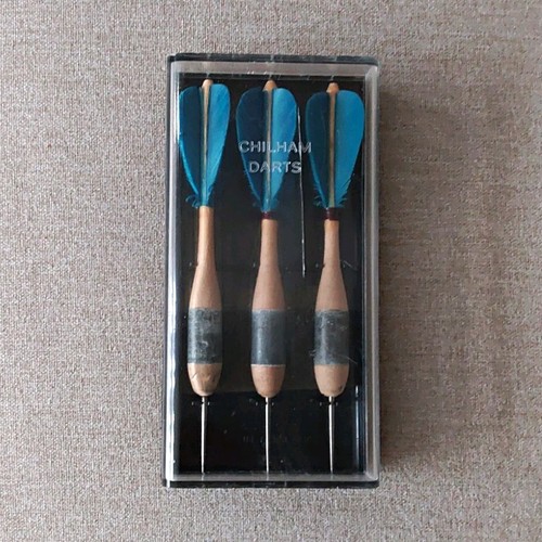 Chilham darts vintage wooden - chilham,