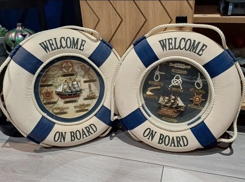 Welcome aboard life preserver - aboard,