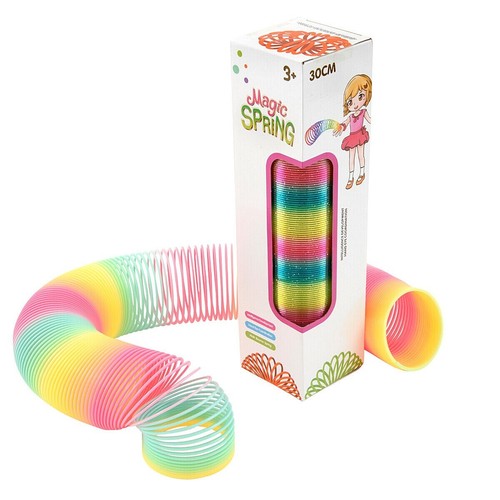 Very long rainbow magic spring - long,