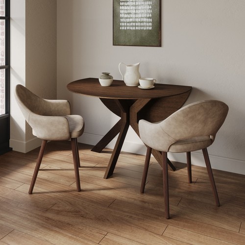 Small walnut drop - leaf, space