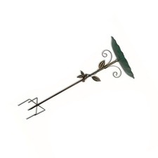 77cm Vintage Metal Bird Bath Decorative Garden Water Bowl For Wild Birds Patios