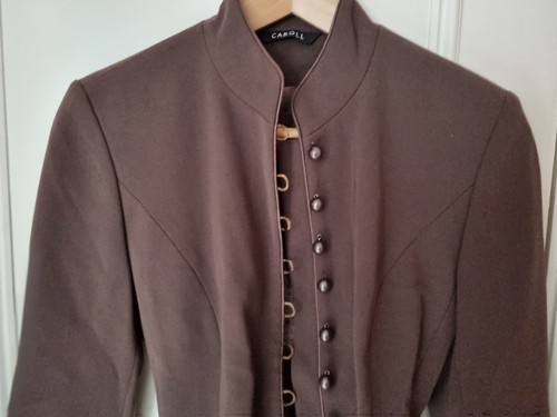 Fitted jacket mandarin collar - fitted,