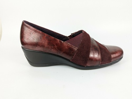 Pitillos red leather wedge - leather,