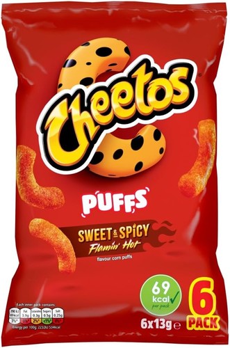 Cheetos puffs sweet - cheetos,
