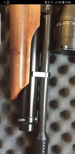 Carbon barrel shroud cover - carbon,