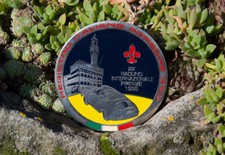 VINTAGE ENAMEL AUTOMOBILE CAR