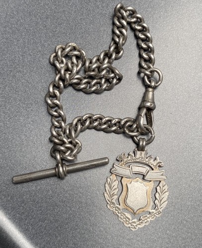 Antique stamped silver pocket