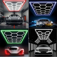 14x hexagon garage LED lamp tubes workshop wall ceiling light lighting de