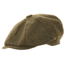 Mens Olive Green 8-panel