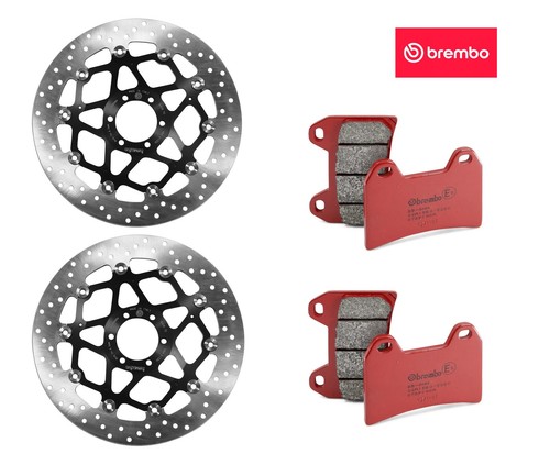 Front brake disc kit - brake, +