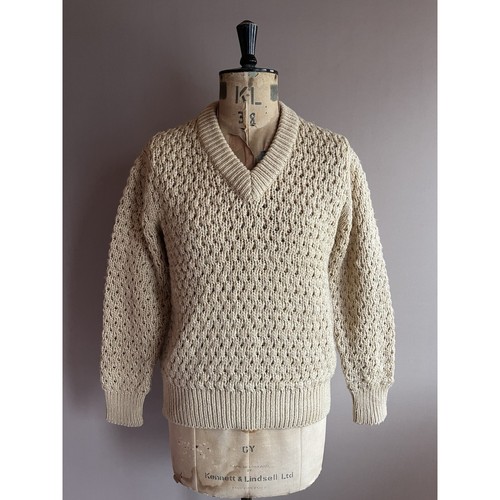 Vintage aran jumper men size - vintage,