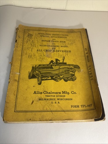 Vintage allis chalmers all - vintage, allis-chalmers