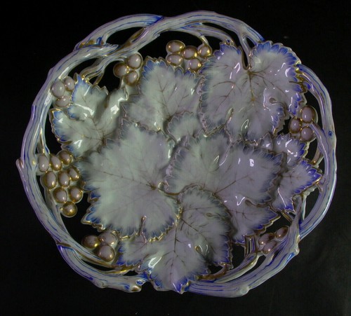 Antique kpm bowl with - antique,