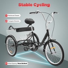 20 Inch 3-Wheel Bicycle Adult