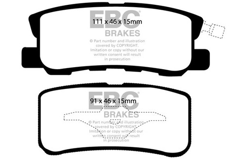 Ebc greenstuff rear brake - greenstuff,