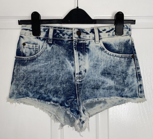 Bnwt topshop moto acid wash - topshop,